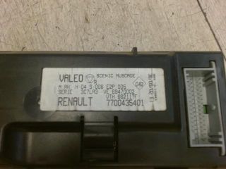 bontott RENAULT SCÉNIC I Fűtéskapcsoló