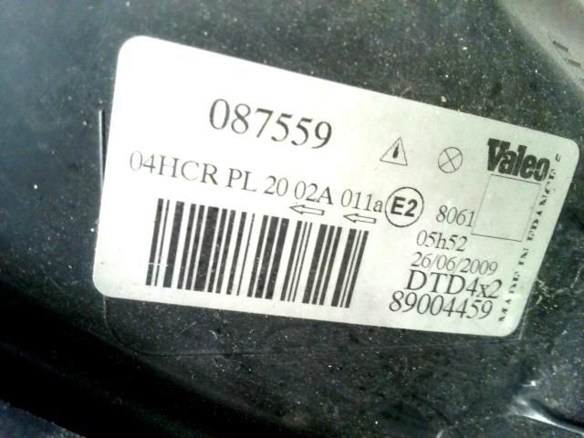 bontott RENAULT SCÉNIC I Jobb Fényszóró