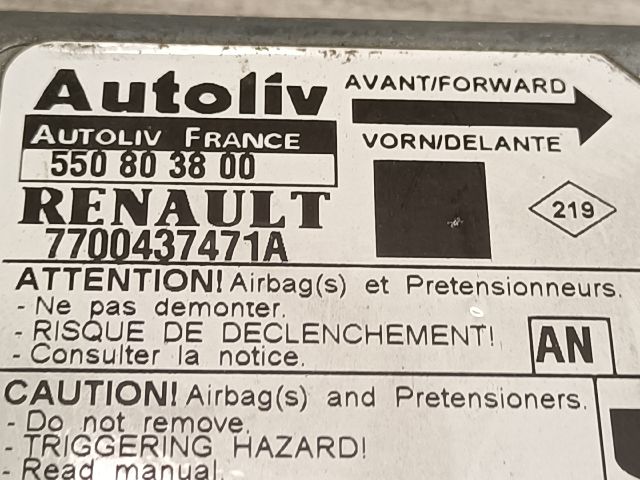 bontott RENAULT SCÉNIC I Légzsák Elektronika