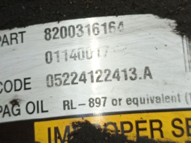 bontott RENAULT SCÉNIC II Klímakompresszor