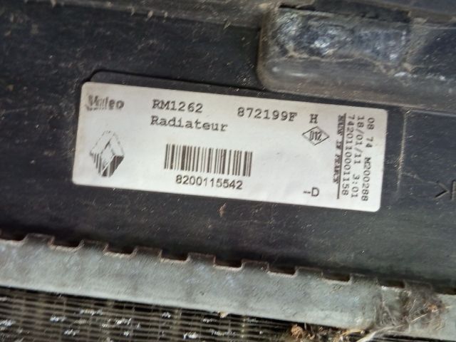 bontott RENAULT SCÉNIC II Vízhűtő Radiátor (Klímás)