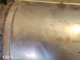 bontott RENAULT SCÉNIC II Komplett Kipufogó Rendszer