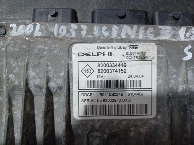 bontott RENAULT SCÉNIC II Motorvezérlő