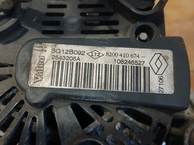 bontott RENAULT SCÉNIC II Generátor