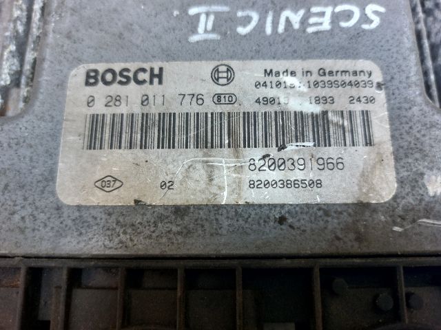 bontott RENAULT SCÉNIC II Motorvezérlő