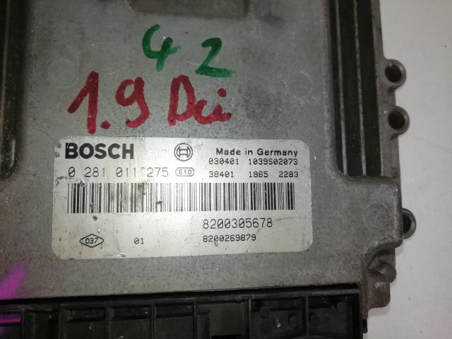 bontott RENAULT SCÉNIC II Motorvezérlő