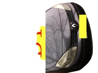 bontott RENAULT SCÉNIC II Első Lökhárító Díszléc