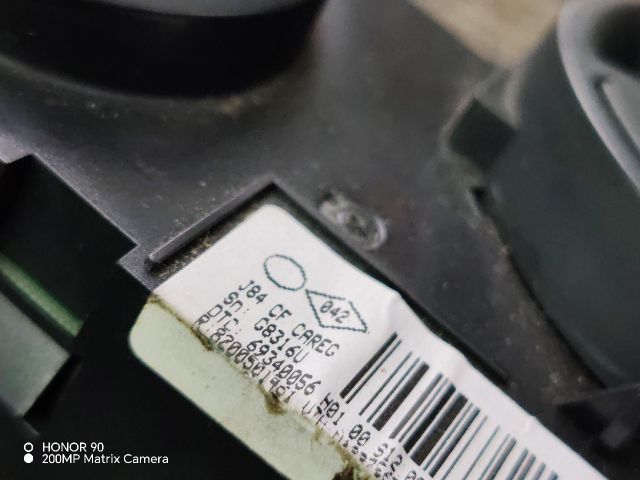 bontott RENAULT SCÉNIC II Fűtéskapcsoló (manuális klímás)