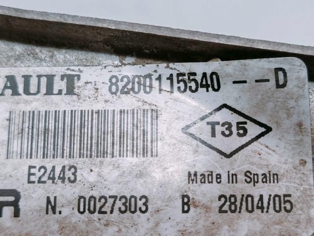 bontott RENAULT SCÉNIC II Intercooler