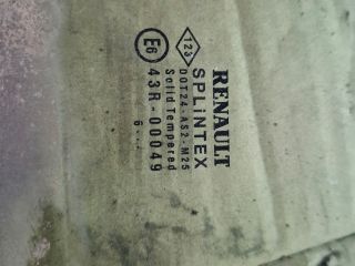 bontott RENAULT SCÉNIC II Jobb első Fixüveg (Ajtóban)