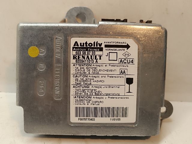 bontott RENAULT SCÉNIC II Légzsák Elektronika