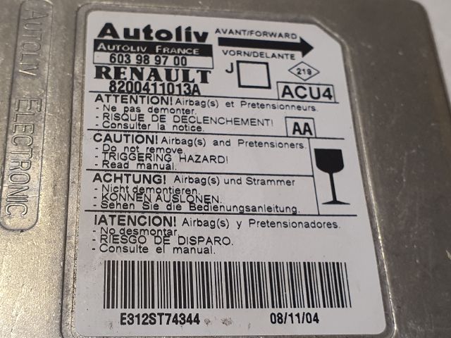 bontott RENAULT SCÉNIC II Légzsák Elektronika