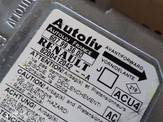 bontott RENAULT SCÉNIC II Légzsák Elektronika
