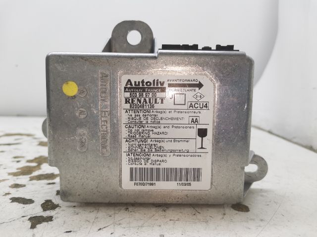 bontott RENAULT SCÉNIC II Légzsák Elektronika