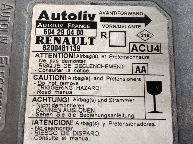 bontott RENAULT SCÉNIC II Légzsák Elektronika