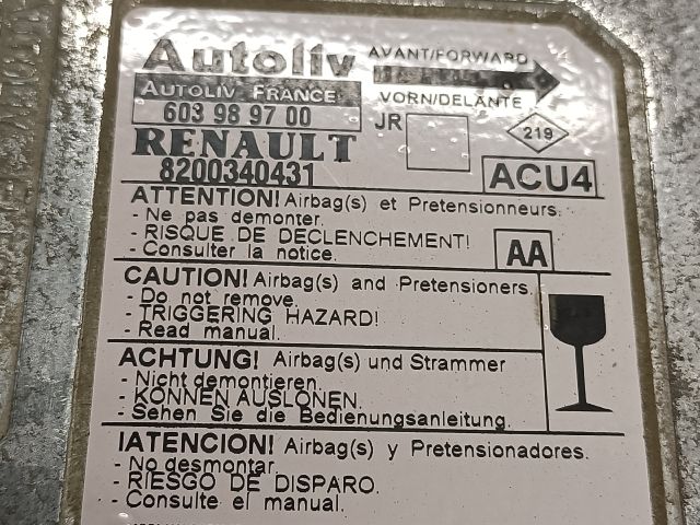 bontott RENAULT SCÉNIC II Légzsák Elektronika