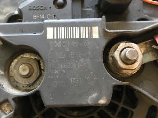 bontott RENAULT SCÉNIC III Generátor