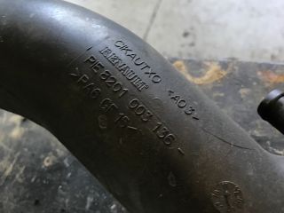 bontott RENAULT SCÉNIC III Turbócső