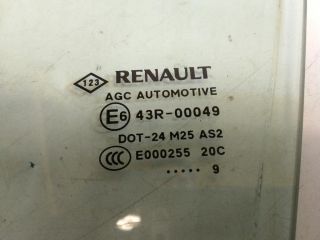 bontott RENAULT SCÉNIC III Bal első Fixüveg (Ajtóban)