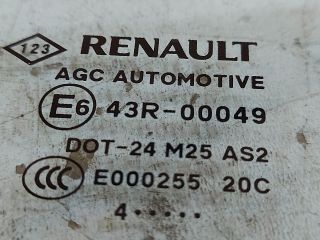 bontott RENAULT SCÉNIC III Bal első Fixüveg (Ajtóban)