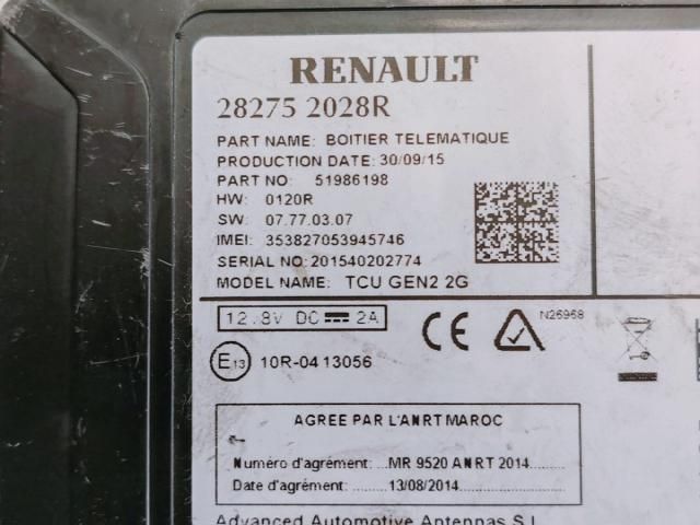 bontott RENAULT SCÉNIC III Bluetooth Elektronika