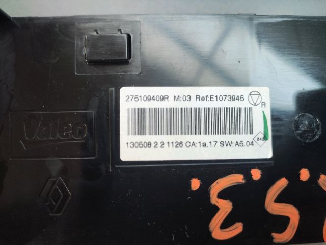 bontott RENAULT SCÉNIC III Fűtéskapcsoló (digit klímás)