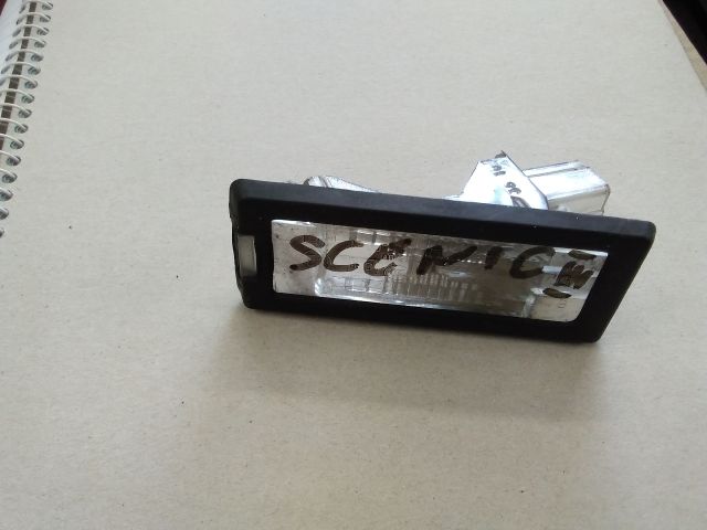 bontott RENAULT SCÉNIC III Hátsó Rendszámtábla Világítás