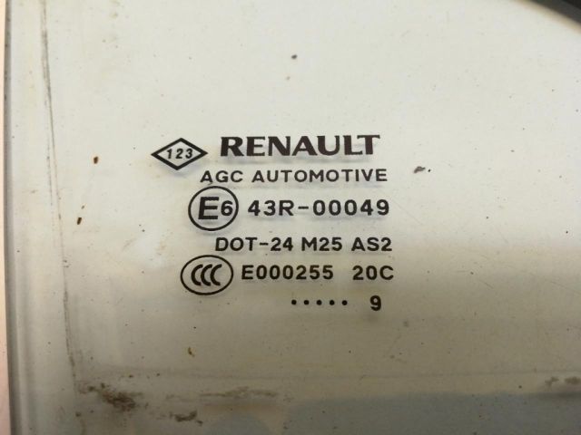 bontott RENAULT SCÉNIC III Jobb első Fixüveg (Ajtóban)