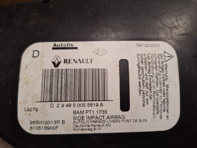 bontott RENAULT SCÉNIC III Jobb Oldallégzsák