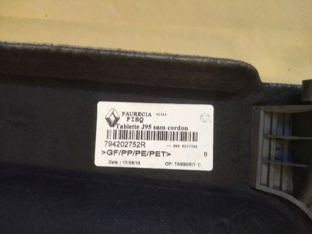 bontott RENAULT SCÉNIC III Kalaptartó