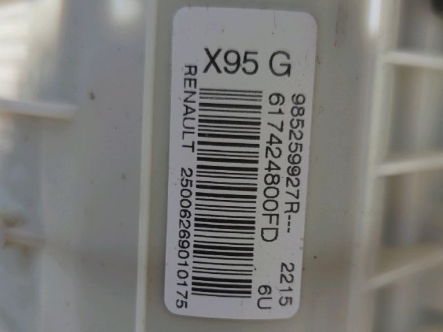 bontott RENAULT SCÉNIC III Komplett Légzsák Szett