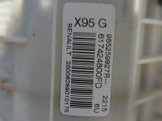 bontott RENAULT SCÉNIC III Komplett Légzsák Szett