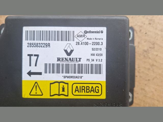 bontott RENAULT SCÉNIC III Légzsák Elektronika