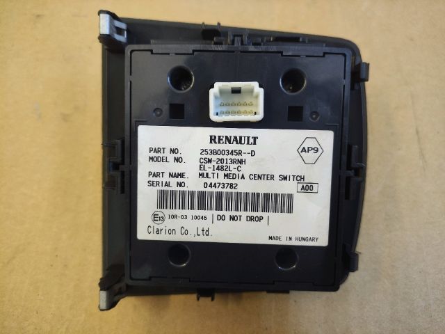 bontott RENAULT SCÉNIC III Multimédia Vezérlő