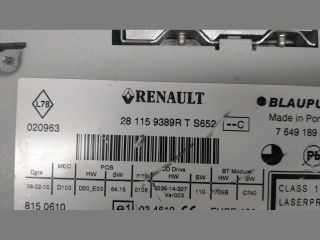 bontott RENAULT SCÉNIC III Rádió / CD