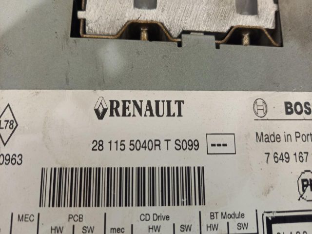 bontott RENAULT SCÉNIC III Rádió / CD