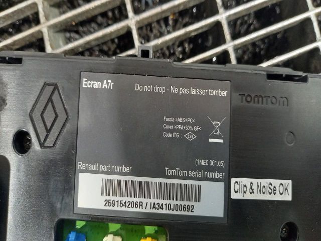 bontott RENAULT SCÉNIC III Rádió / CD