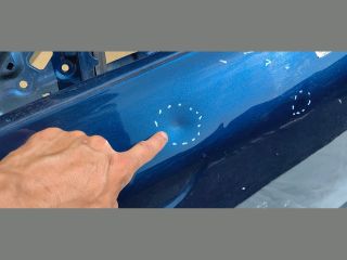 bontott RENAULT TALISMAN Bal első Ajtó (Üres lemez)