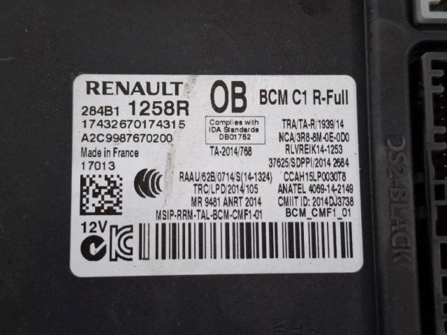 bontott RENAULT TALISMAN Komfort Elektronika