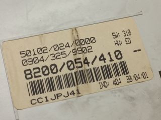 bontott RENAULT THALIA Kilométeróra