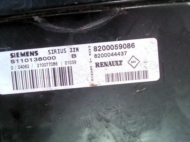 bontott RENAULT THALIA Motorvezérlő