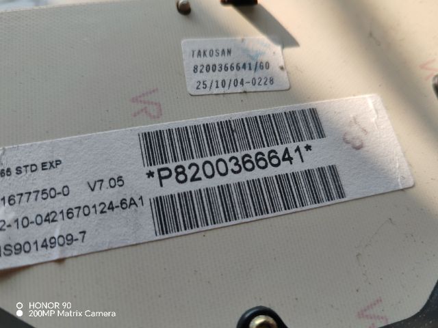 bontott RENAULT THALIA Kilométeróra