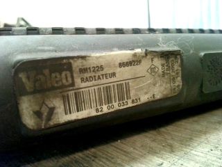 bontott RENAULT THALIA Vízhűtő Radiátor (Nem klímás)
