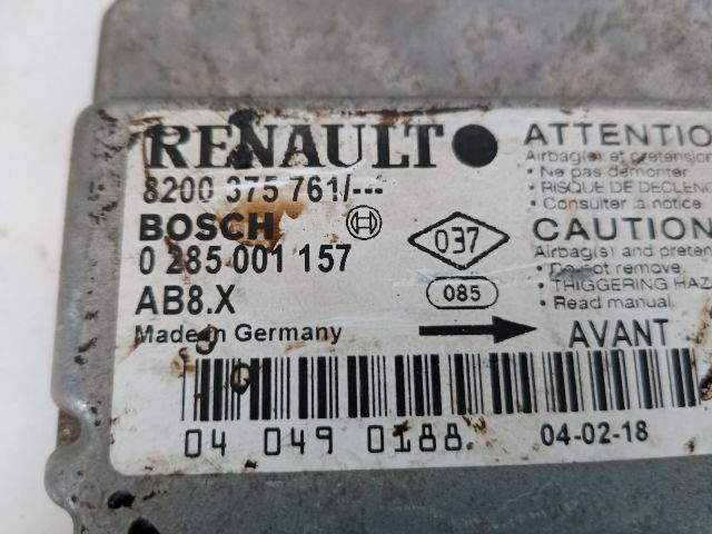 bontott RENAULT THALIA Légzsák Elektronika