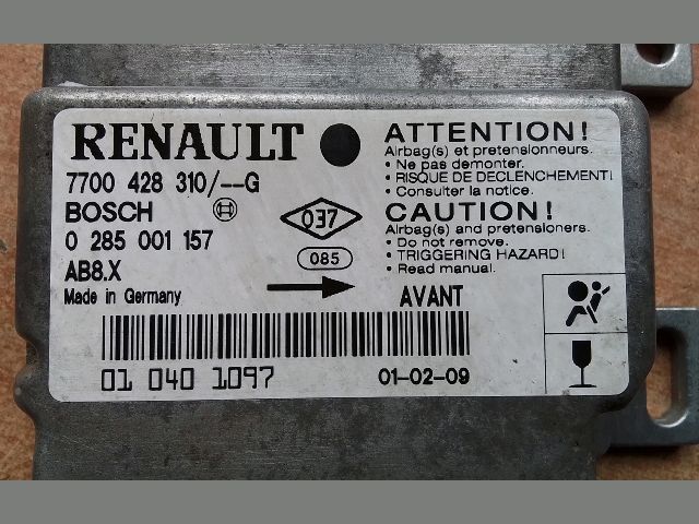 bontott RENAULT THALIA Légzsák Elektronika