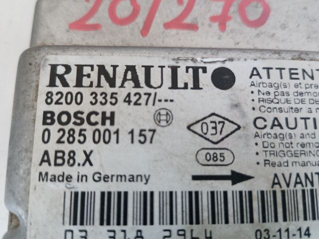 bontott RENAULT THALIA Légzsák Elektronika