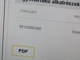 bontott RENAULT TRAFIC Jobb Féltengely