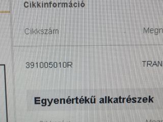 bontott RENAULT TRAFIC Jobb Féltengely