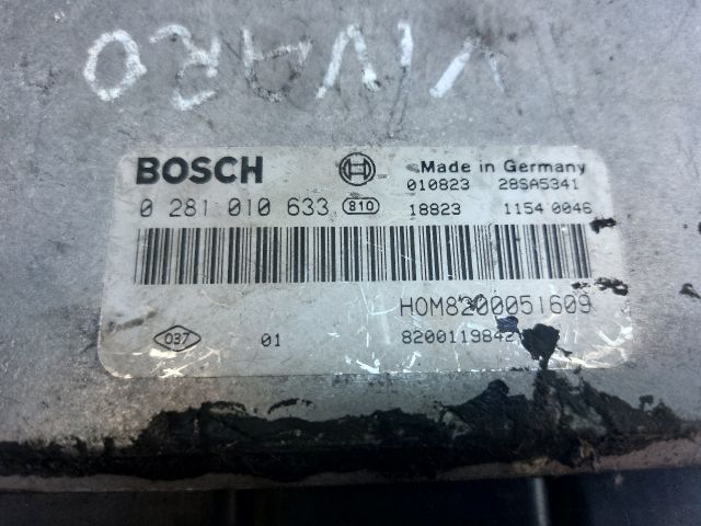 bontott RENAULT TRAFIC Motorvezérlő