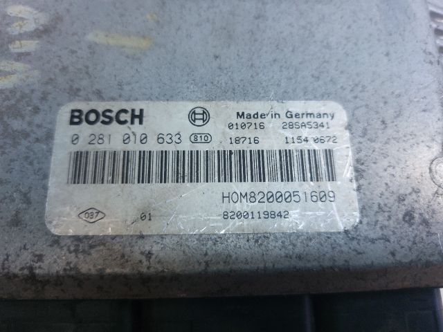 bontott RENAULT TRAFIC Motorvezérlő